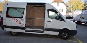 Kleinbusse mieten VW Bus weiss seite Offen